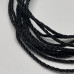 Шнуры черные, толстые, 50 см, 5 штук арт. 16520
