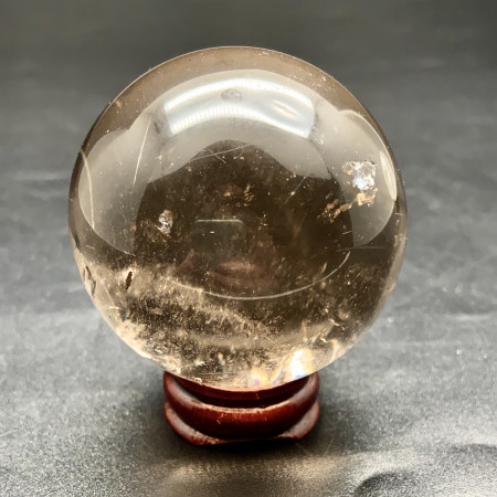 Сувенир-минерал, каменный шар, Раухтопаз, Дымчатый Кварц, диаметр 55 мм, цена за шт арт. 14102
