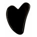 Скребок для Гуаша из черного обсидиана в форме сердца,	80 x 60 x 5 мм арт. 1104