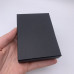 Подарочная коробочка, с ложементом, картонная, черная, матовая, размер 110х80х25 мм арт. 16097