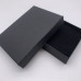 Подарочная коробочка, с ложементом, картонная, черная, матовая, размер 110х80х25 мм арт. 16097