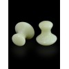 Грибок из светлого нефрита, 36 x 36 x 42 мм
