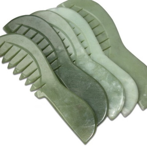 Гребень с рукоятью из нефрита, 135 x 36 x 6 мм