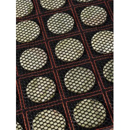 Подушка на сиденье с нефритовыми пластинами, под кожу, объемная, 460 х 460 мм