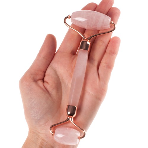 Роллер из розового кварца люкс, А класс, 150 x 60 x 20 мм