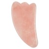 Скребок  "Лапка" для массажа Гуаша из розового кварца, 100 x 50 x 5 мм
