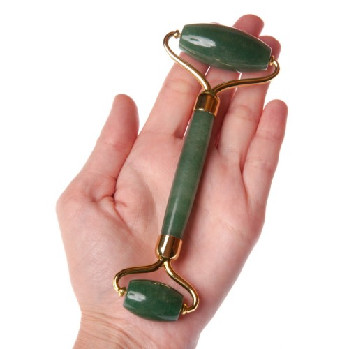 Роллер из зеленого авантюрина люкс, А класс	145 x 55 x 20