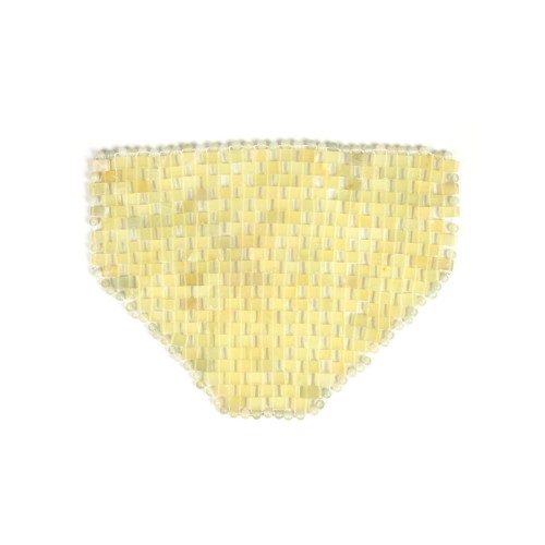 Маска для лица из нефрита люкс, мелкие пластины А класс, 25 x 20 x 5 мм