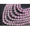 Каменные бусины, Кунцит, шарик гладкий 10 мм, длина нити 19 см