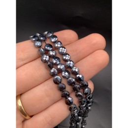 Каменные бусины, Терагерц, огранка, монетка, 4 мм, длина нити 38 см