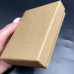 Подарочная коробочка, с ложементом, картонная, коричневая, размер 110х80х25 мм арт. 13643