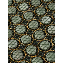 Нефритовый коврик квадратный с сеткой (40 х 40 см)