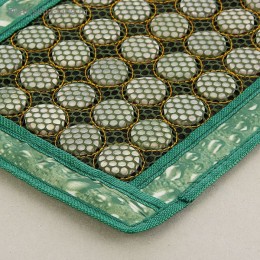 Нефритовый коврик прямоугольный с сеткой длинный (50 х 37 см)