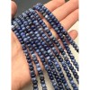 Каменные бусины, Содалит, бублик, 6х3,5 мм, длина нити 38 см