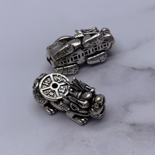 Пияо №8, тайское серебро, размер 23,5х10,5 мм, цена за 1 шт.