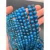 Каменные бусины, Апатит, люкс, шарик, гладкий, 8-8,5 мм, длина нити 38 см