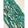 Каменные бусины, Амазонит, Россия, фриформы, 8х6 мм, длина нити 38 см