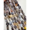 Каменные бусины, Агат Ботсвана, фриформы, 12-15х10 мм, длина нити 38 см