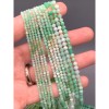 Каменные бусины, Хризопраз, люкс, шарик огранка, 2-2,5 мм, длина нити 38 см
