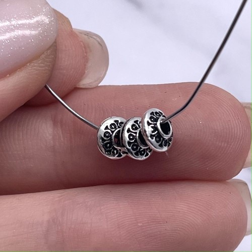 Разделитель, тайское серебро, размер 6х3 мм, цена за 1 шт.