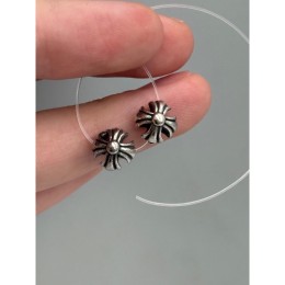 Бусина, тайское серебро, размер 6,5 мм, цена за 1 шт.