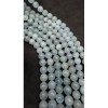 Каменные бусины, Аквамарин, Голубой Берилл, шарик гладкий, 6-6,5 мм, длина нити 38 см