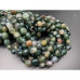 Каменные бусины, Яшма, зелёная, индийская, фриформы, 10х9 мм, длина нити 38 см арт. 16044