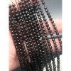 Каменные бусины, Обсидиан, радужный, шарик огранка, 4 мм, длина нити 38 см