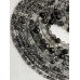 Каменные бусины, Турмалиновый Кварц, чёрный, шарик огранка, 3 мм, длина нити 38 см арт. 13343