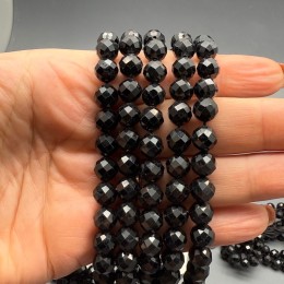 Каменные бусины, Шпинель, Люкс, шарик огранка, 6 мм, длина нити 38 см