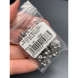 Каллоты, скуфейки, люкс, качество ААА, латунь родий, 4 мм, цена за 100 шт