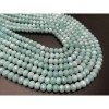 Каменные бусины, Амазонит, огранка, рондель 8х5 мм, длина нити 38 см