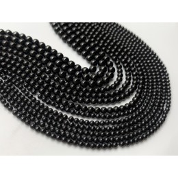 Каменные бусины, Шпинель, шарик гладкий, 2 мм, длина нити 38 см