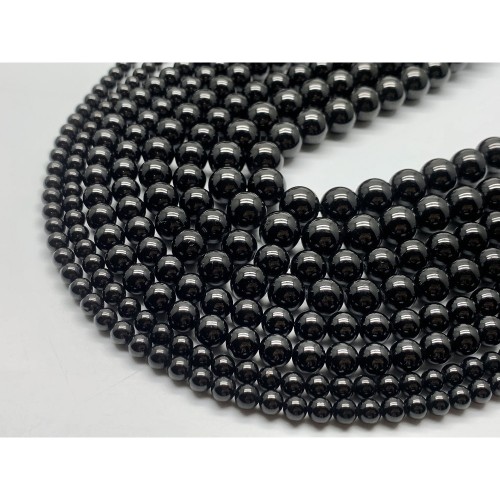 Каменные бусины, Шпинель, шарик гладкий, 6 мм, длина нити 38 см