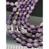 Каменные бусины, Аметист с полосками, шевронный, фриформы, размер ~13-17 мм, длина нити 39 см
