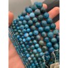 Каменные бусины, Апатит, шарик гладкий, 10 мм, длина нити 19 см