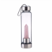 Бутылка для воды, кристалл "Розовый Кварц", объём 700 мл, в комплекте чехол и упаковка арт. 1052