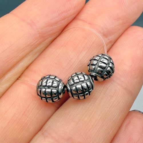 Бусина, разделитель, нержавеющая сталь, размер 7,5 мм, цена за 1 шт.