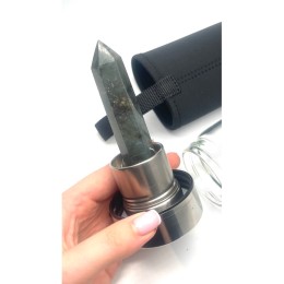 Бутылка для воды, кристалл "Лабрадорит", объём 500 мл, в комплекте чехол и упаковка