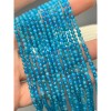 Каменные бусины, Апатит, люкс, шарик огранка, 3 мм, длина нити 38 см