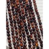 Каменные бусины, Бычий Глаз, шарик огранка 4 мм, длина нити 38 см