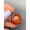 Подвеска, Сердолик, сердце, размер 20х8 мм, цена за 1 шт.