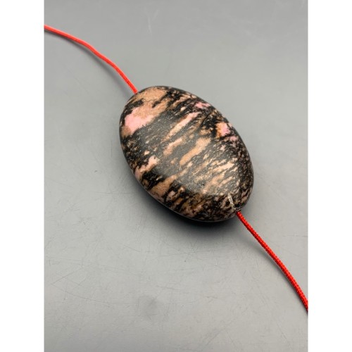 Каменные бусины, Кальцит, бусина плоская, размер 45х30 мм, цена за 1 шт.