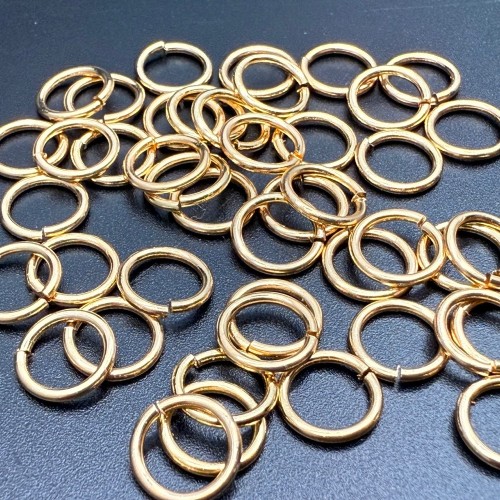 Колечки соединительные, разъёмные, размер 8х1 мм, люкс, качество ААА, латунь, цвет золото, цена за 20 шт