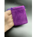 Мешочек, бархат, размер 8,5х7 см, фиолетовый  арт. 16805