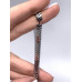 Каменные бусины, Гематит синтетический, стрелка, серебро, размер 6х2 мм, нить 38 см  арт. 15671