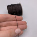 Шнур для плетения браслетов, коричневый, толщина 0,8 мм, 50 м/катушка, цена за 1 шт арт. 17221