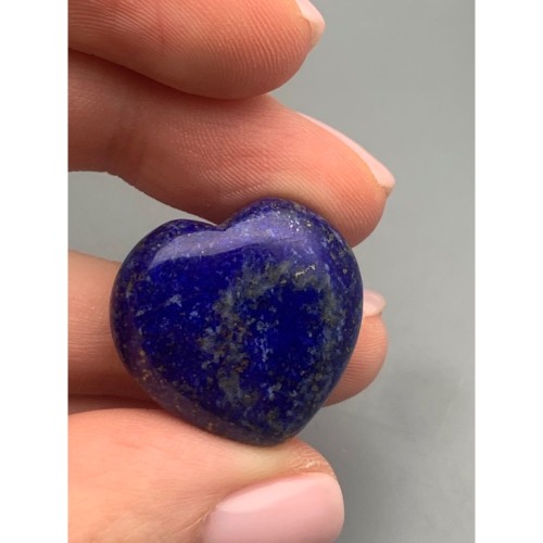 Сувенир, Лазурит, сердце, размер 25 мм, цена за 1 шт.