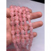 Каменные бусины, Розовый Кварц, сердечки, 10 мм, длина нити 38 см арт. 10743