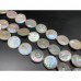 Каменные бусины, Жемчуг, барочный, монета плоская, 15 мм, длина нити 38 см арт. 17582